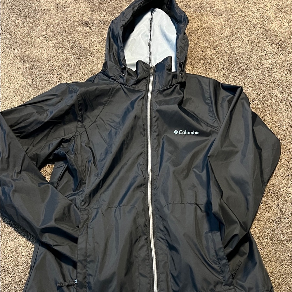 Columbia Black Windbreaker Jacket